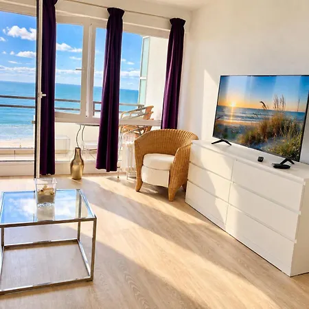 Studio Mit Traumhaftem Panorama-Meerblick Im Vierten Stock Appartement Scharbeutz
